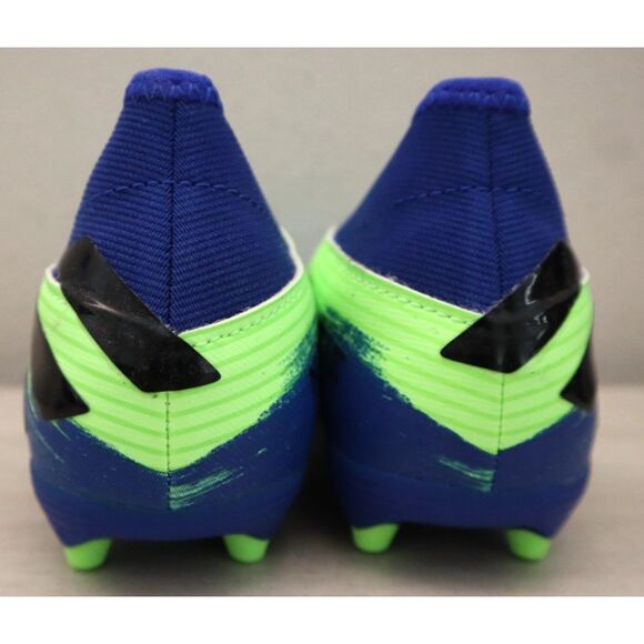 adidas FV2912 Youth Sz 10.5K Blue/Green Nemeziz 19.3 Firm Ground Soccer Cleats - Picture 4 of 13
